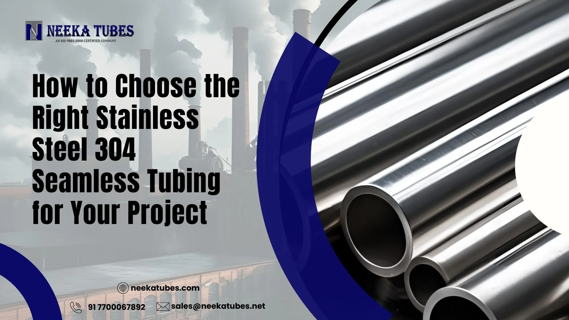 SS 304 seamless tubing wholesale supplier India 2025