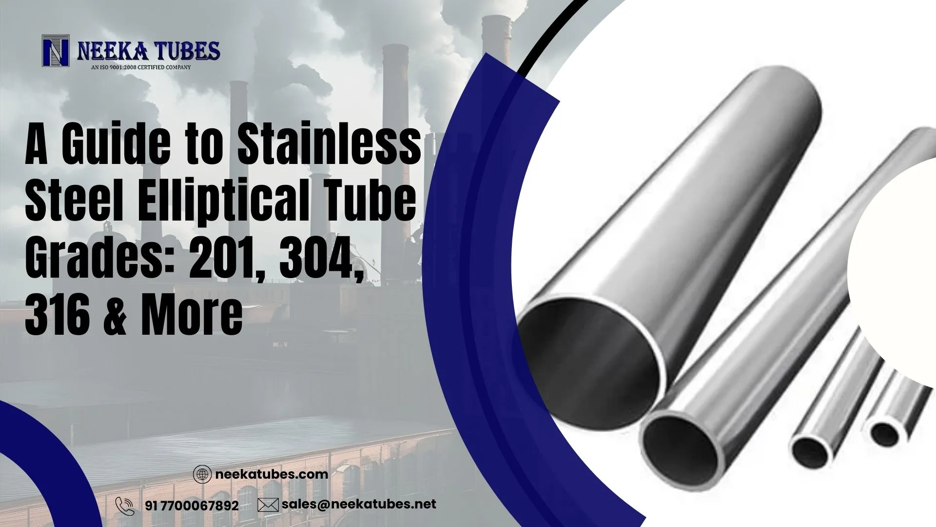 stainless steel elliptical tubes