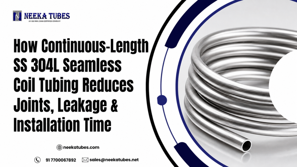 ss 304l seamless coil tubing